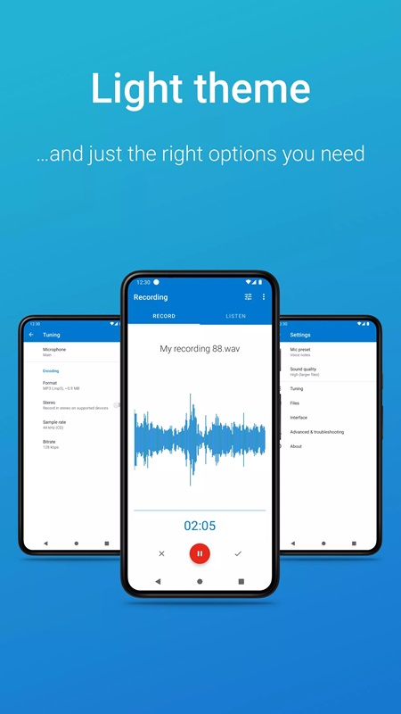 Easy Voice Recorder Pro APK - screenshot 1