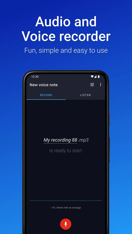Easy Voice Recorder Pro APK - screenshot 2