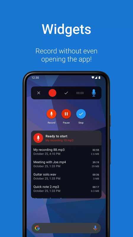 Easy Voice Recorder Pro APK - screenshot 5