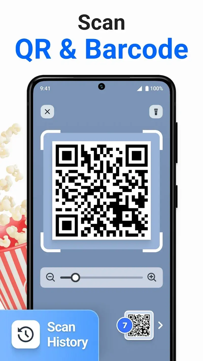 QR Code & Barcode Scanner Plus - screenshot 1