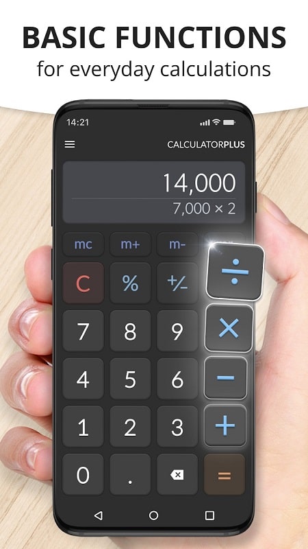 Calculator Plus with History - screenshot 3