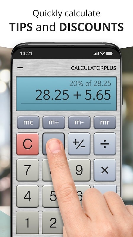 Calculator Plus with History - screenshot 4