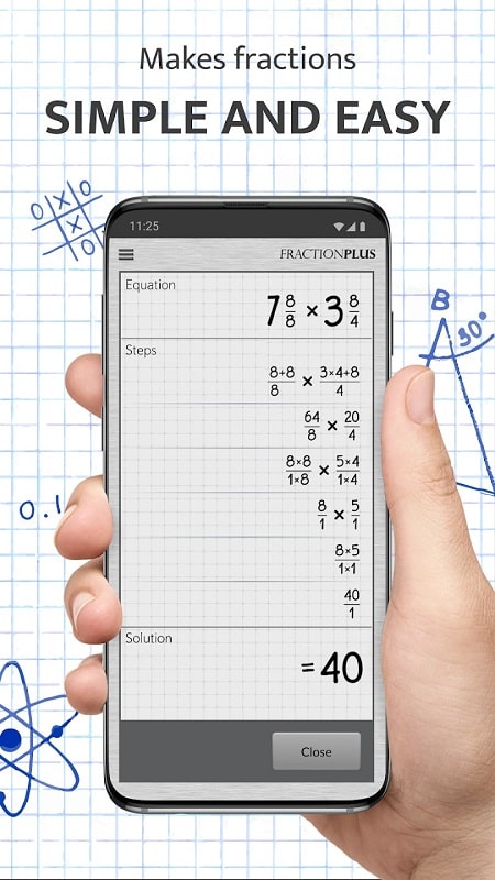 Fraction Calculator Plus - screenshot 3