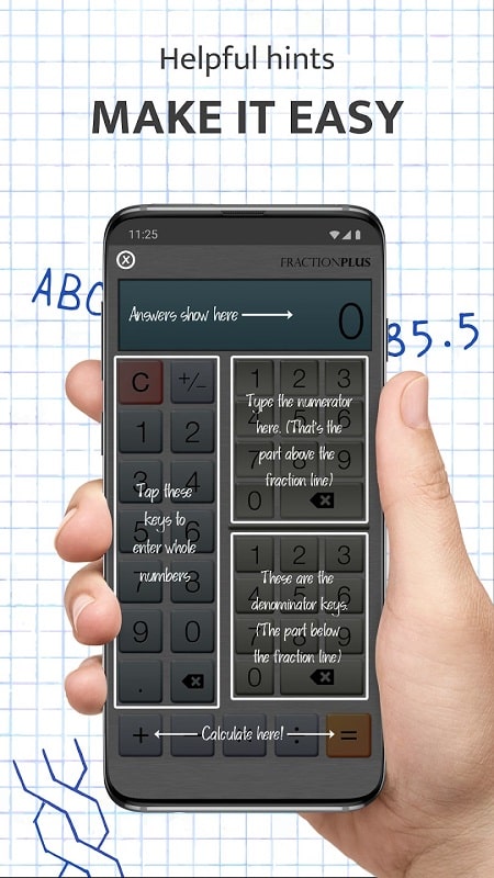 Fraction Calculator Plus - screenshot 4