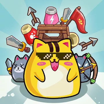 Cat'n'Robot: Idle Defense - Cute Castle TD Game MOD APK icon