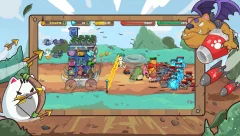 Cat'n'Robot: Idle Defense - Cute Castle TD Game - screenshot 2