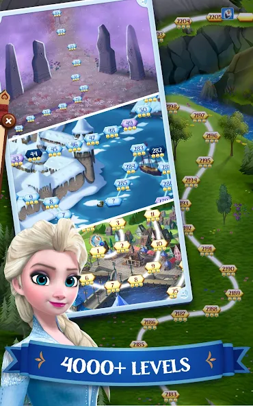 Disney Frozen Free Fall Games - screenshot 10