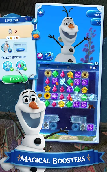Disney Frozen Free Fall Games - screenshot 5