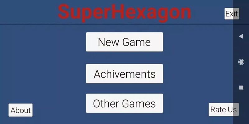 Super Hexagon APK - screenshot 1
