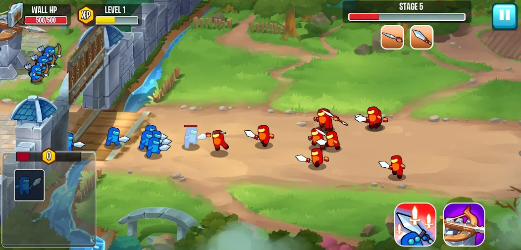 Warriors Defend: Tower Defense - screenshot 1