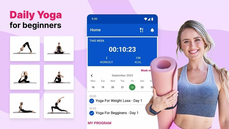 Daily Yoga For Beginners APK MOD APK icon