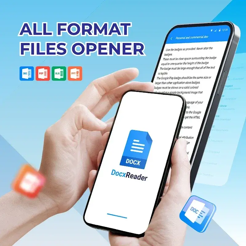 Office Word Reader Docx Viewer - screenshot 1