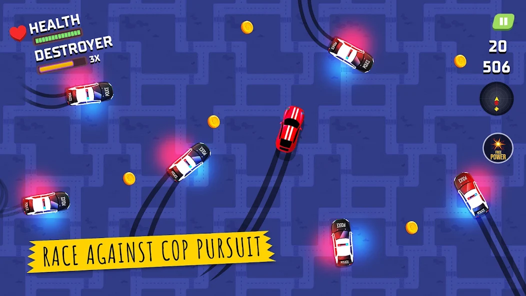 Dodge Police: Dodging Car Game - screenshot 16
