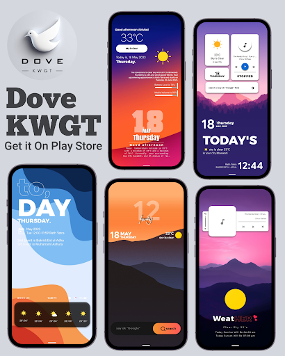 Dove KWGT - screenshot 1