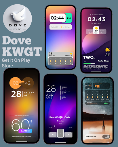 Dove KWGT - screenshot 3