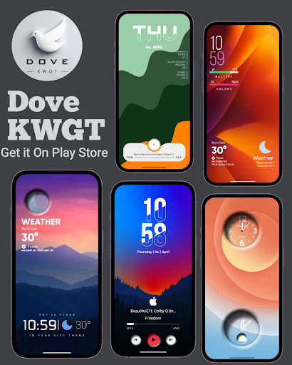 Dove KWGT - screenshot 5