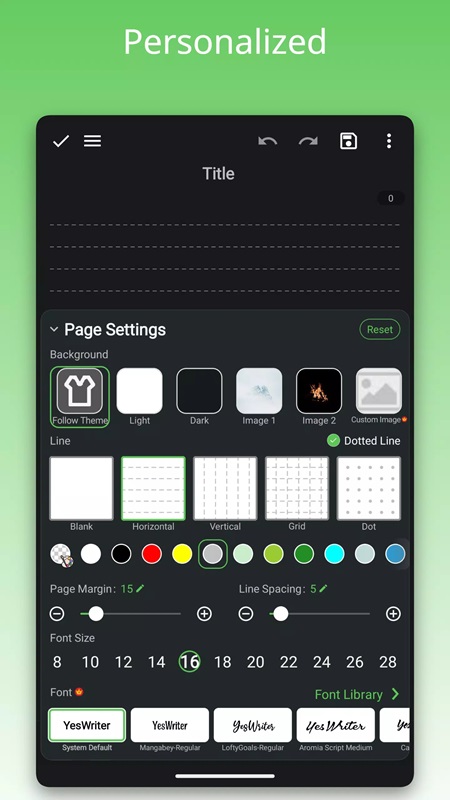 YesWriter APK - screenshot 2