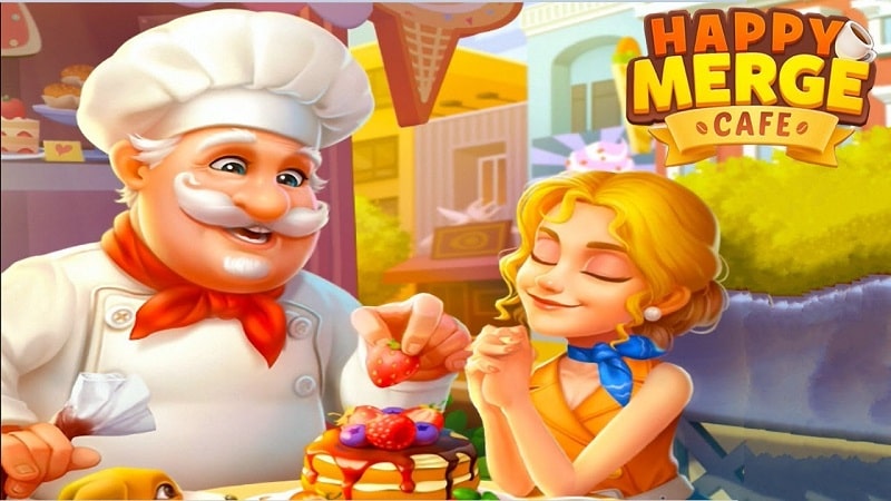 Happy Merge Cafe APK - app icon