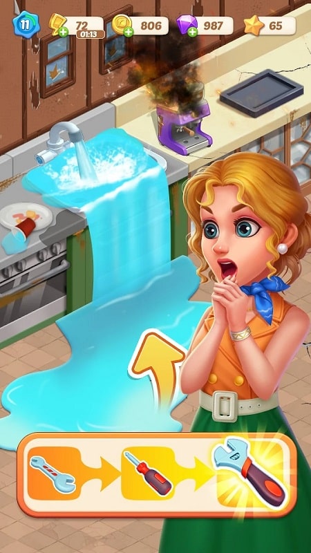 Happy Merge Cafe APK - screenshot 1