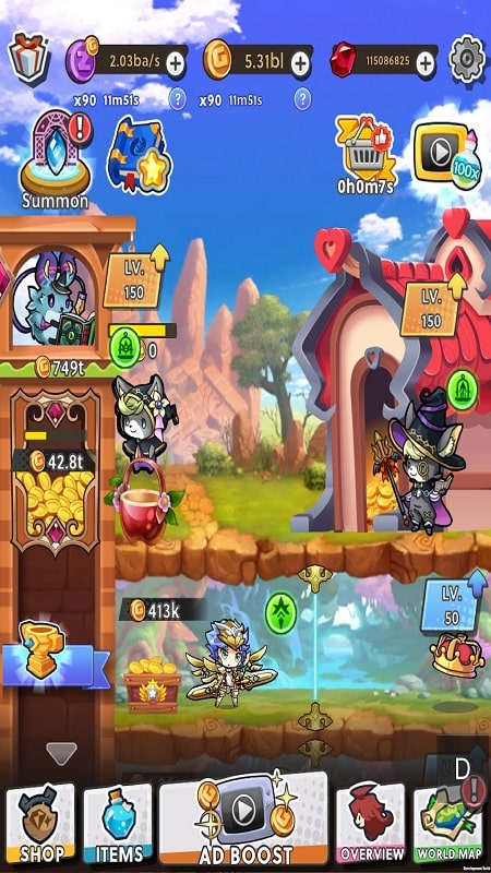 Idle RPG Tower APK - screenshot 1