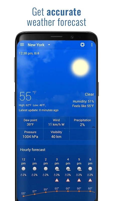 3D Sense Clock &amp; Weather APK - screenshot 3