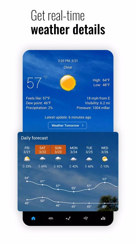 Sense Flip Clock & Weather APK - screenshot 3