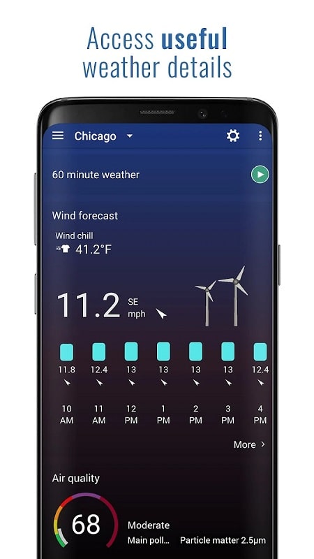 Sense V2 Flip Clock & Weather APK - screenshot 2