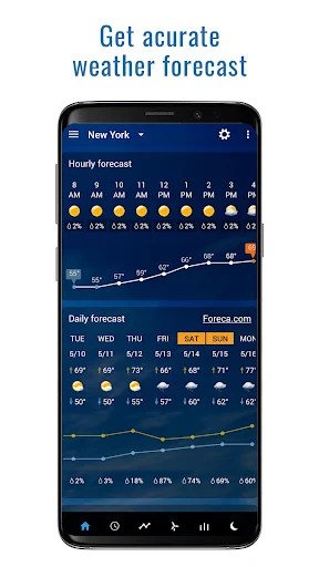 Transparent clock weather Pro - screenshot 3
