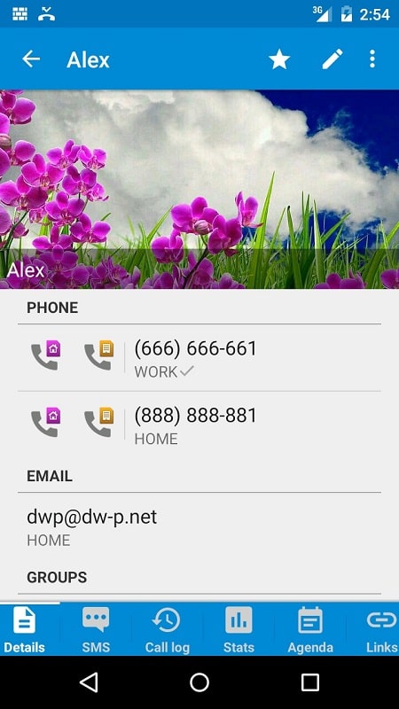 DW Contacts &amp; Phone &amp; SMS APK - screenshot 1