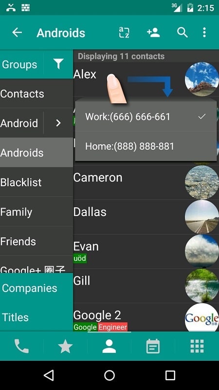 DW Contacts &amp; Phone &amp; SMS APK - screenshot 3