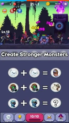 Merge Mon VIP - Idle Puzzle RPG - screenshot 2