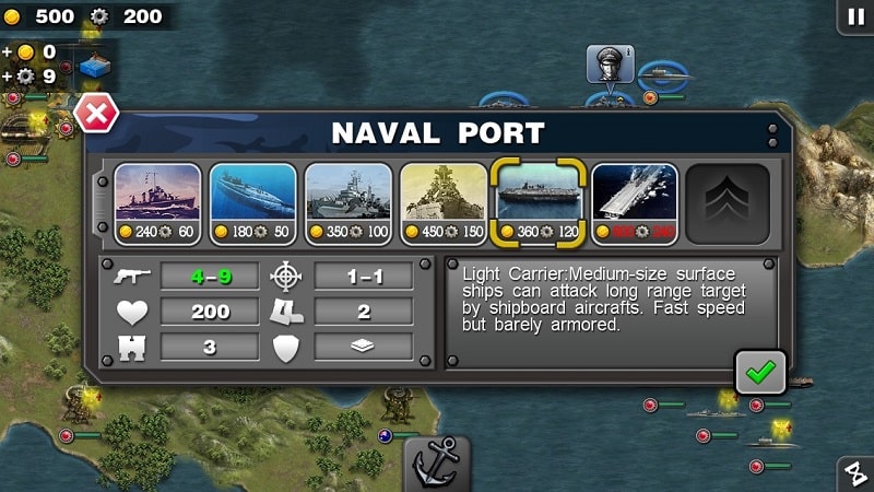 Glory of Generals Pacific APK - screenshot 1