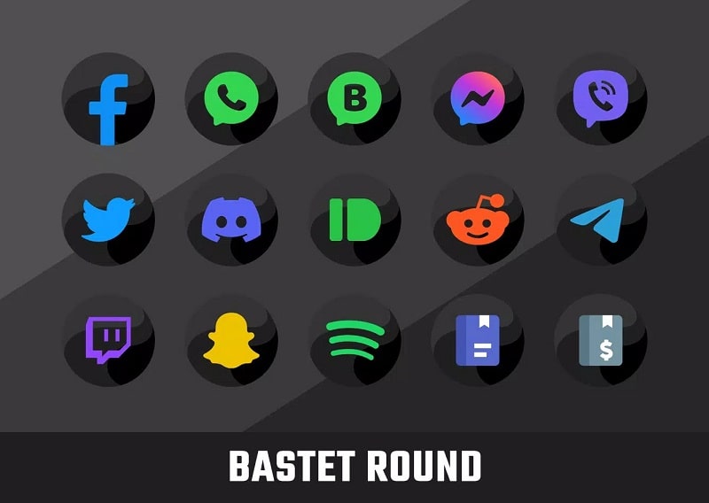 Bastet Icon Pack (Round) - screenshot 3
