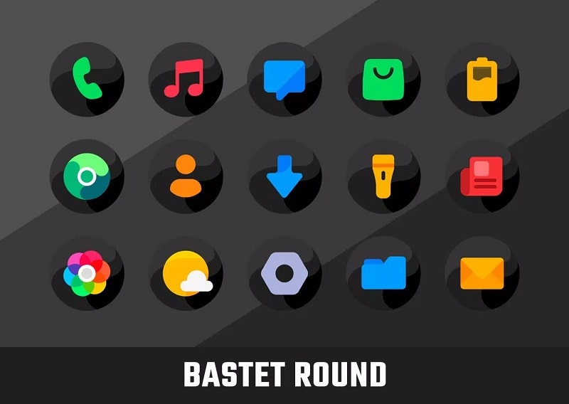 Bastet Icon Pack (Round) - screenshot 4