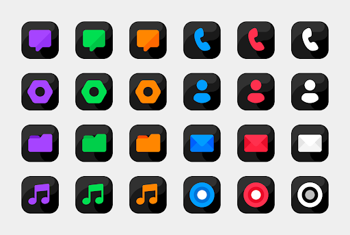 Bastis Black Icon Pack - screenshot 5