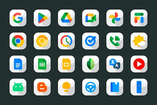 Maahes White Icon Pack - screenshot 2