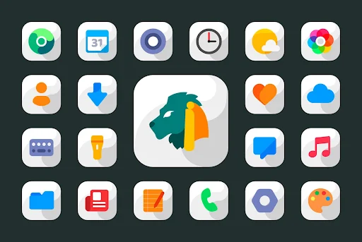 Maahes White Icon Pack - screenshot 6