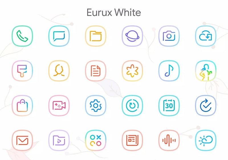 Eurux White Icon Pack - screenshot 1