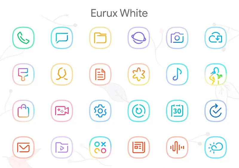 Eurux White Icon Pack - screenshot 1