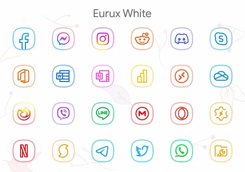 Eurux White Icon Pack - screenshot 2