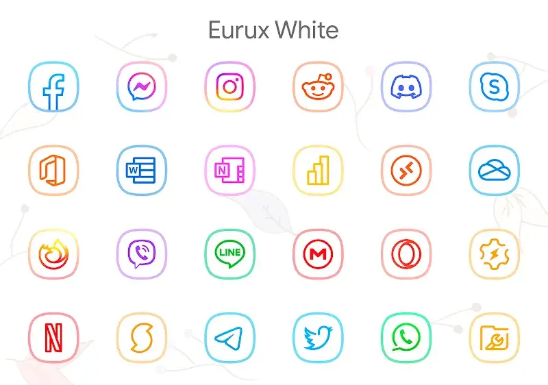 Eurux White Icon Pack - screenshot 3