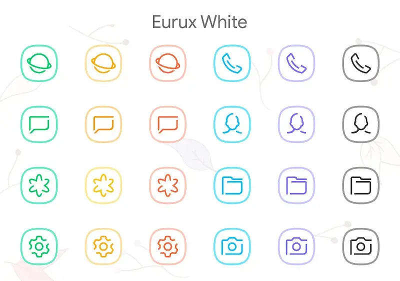 Eurux White Icon Pack - screenshot 4