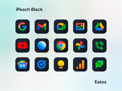 iPeach Black Icon Pack - screenshot 6
