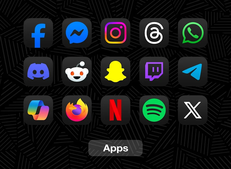 iDarkOS 18 Icon Pack - screenshot 5