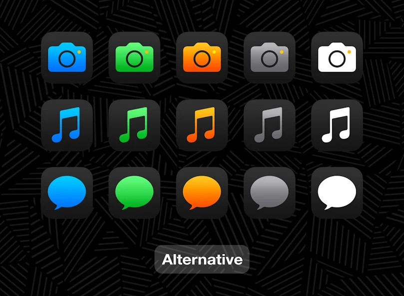 iDarkOS 18 Icon Pack - screenshot 6