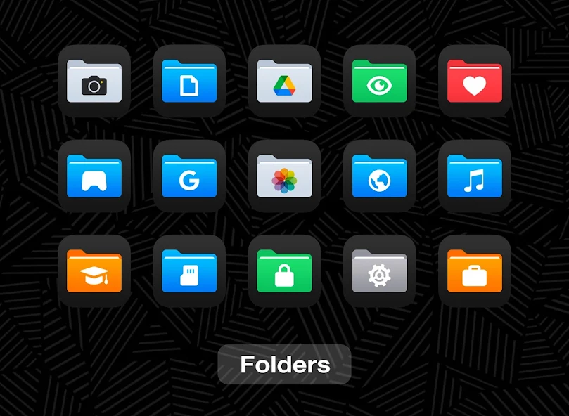 iDarkOS 18 Icon Pack - screenshot 7