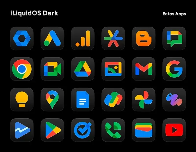 iLiquidDark - Icon Pack v0.7.0 APK (Full Version) - screenshot 2