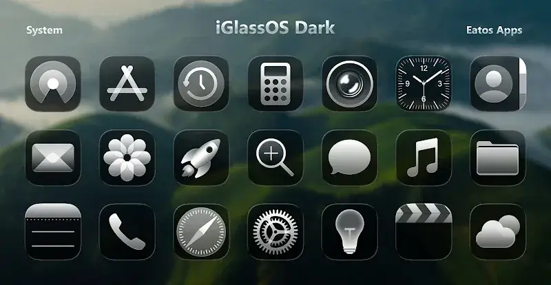 iGlassOS Dark Icon Pack - screenshot 4