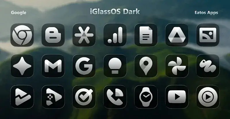 iGlassOS Dark Icon Pack - screenshot 6