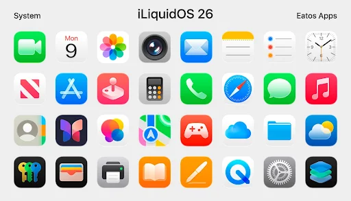 iLiquidOS 26 Icon Pack - screenshot 3